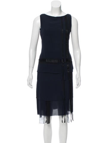 Akris Silk Satin-Trimmed Skirt Set