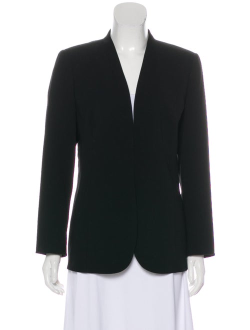 Akris Structured Collarless Blazer Black