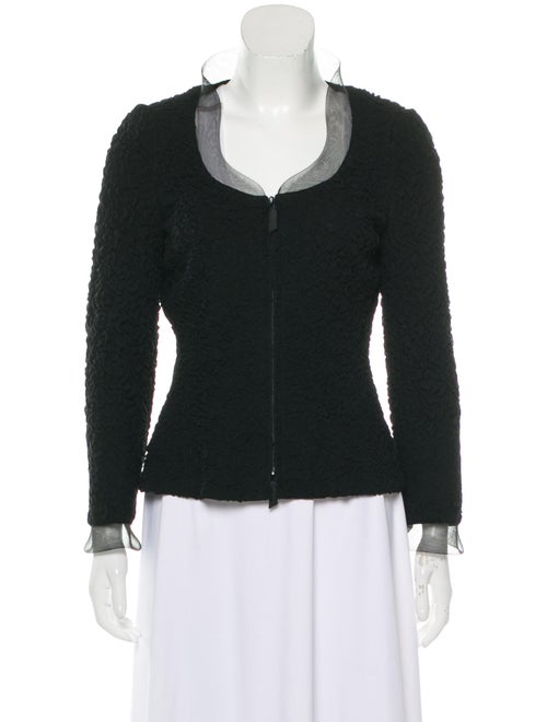Akris Ruched Down Jacket Black