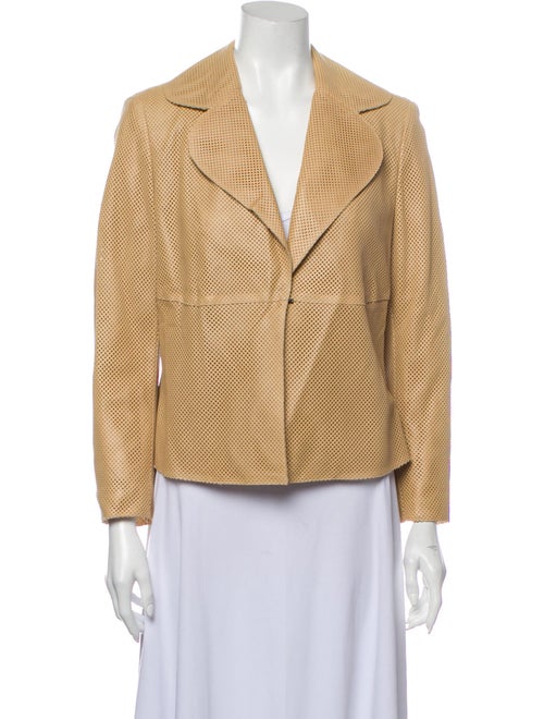Akris Leather Blazer