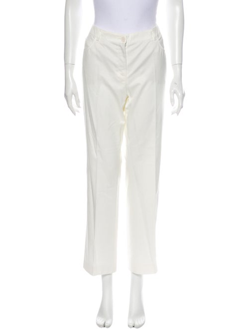 Akris Wide Leg Pants White