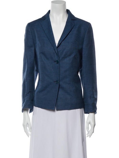 Akris Silk Blazer Blue