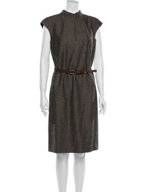 Akris Wool Knee-Length Dress Wool