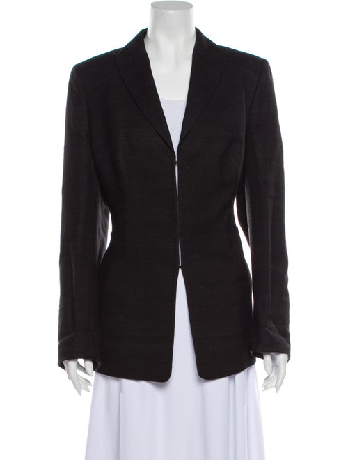 Akris Silk Blazer Black