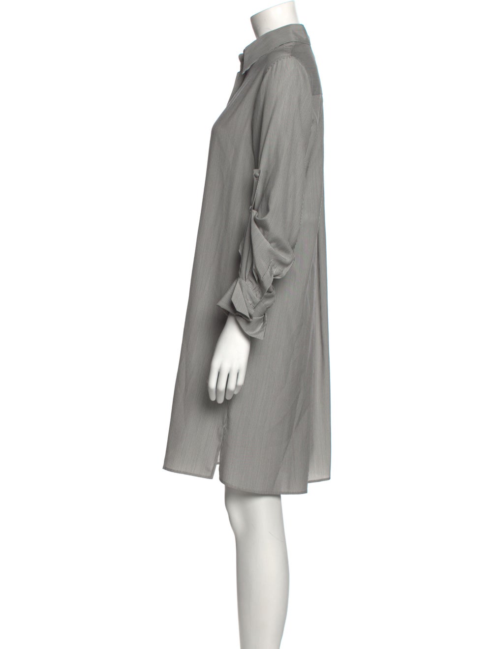 Akris Striped Knee-Length Dress - image 2