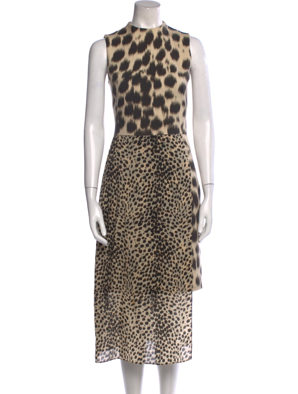 Akris Animal Print Long Dress - image 1