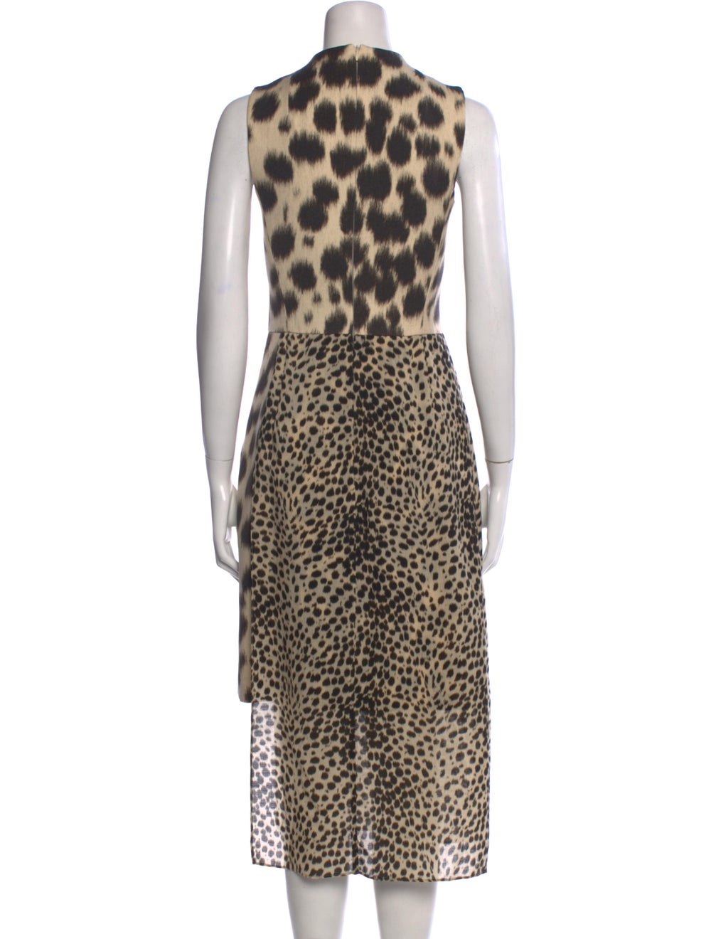 Akris Animal Print Long Dress - image 3