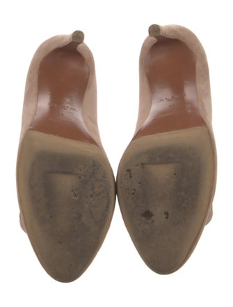Alaïa Suede Studded Accents Pumps