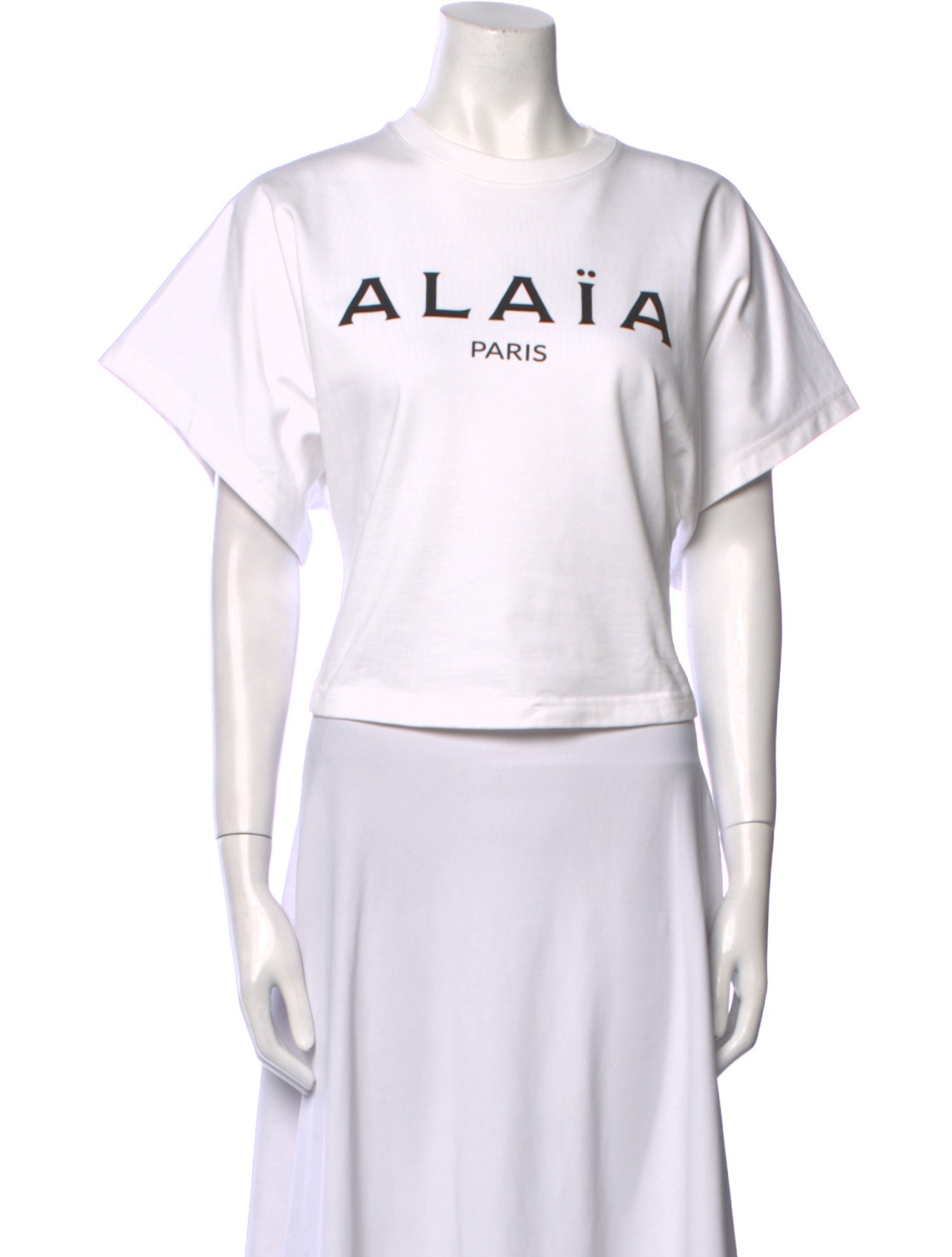 Alaïa 2023 Graphic Print T-Shirt - White Tops, Clothing