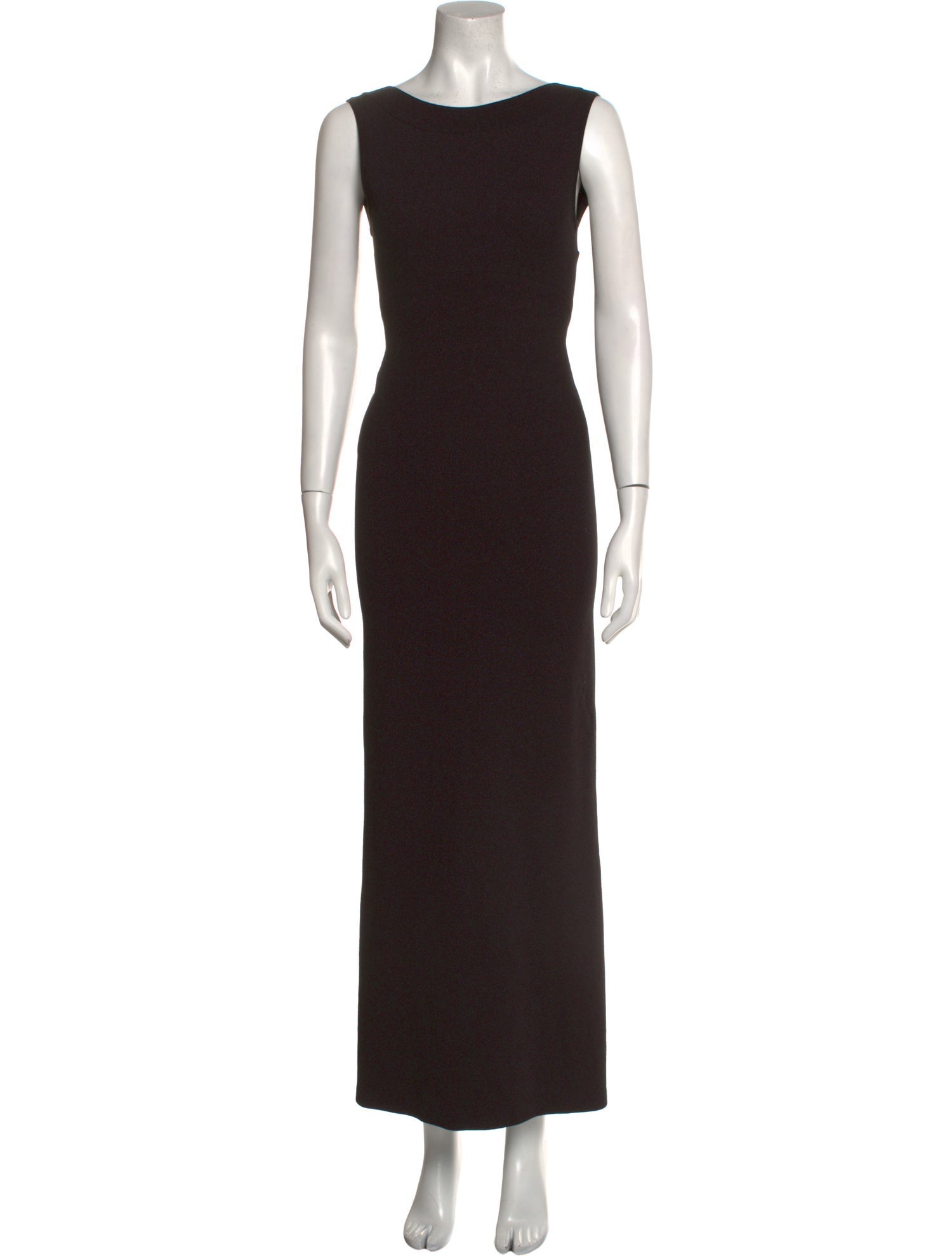 Alaïa Bateau Neckline Long Dress