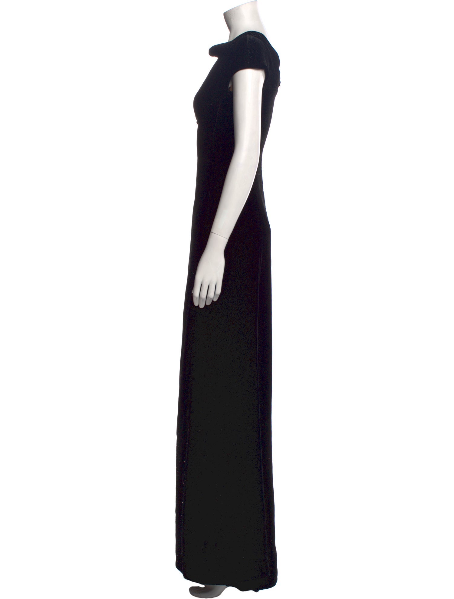 Alaïa Crew Neck Long Dress