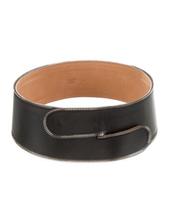 Alaïa Wide Leather Waist Belt