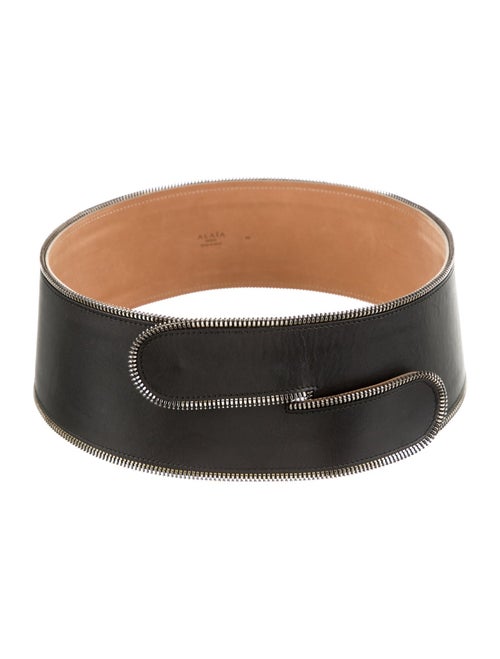 Alaïa Wide Leather Waist Belt