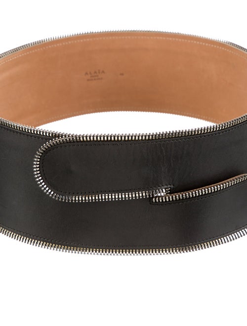 Alaïa Wide Leather Waist Belt