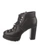 Alaïa Leather Combat Boots