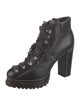 Alaïa Leather Combat Boots