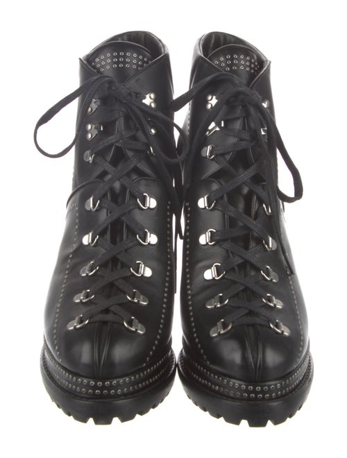 Alaïa Leather Combat Boots