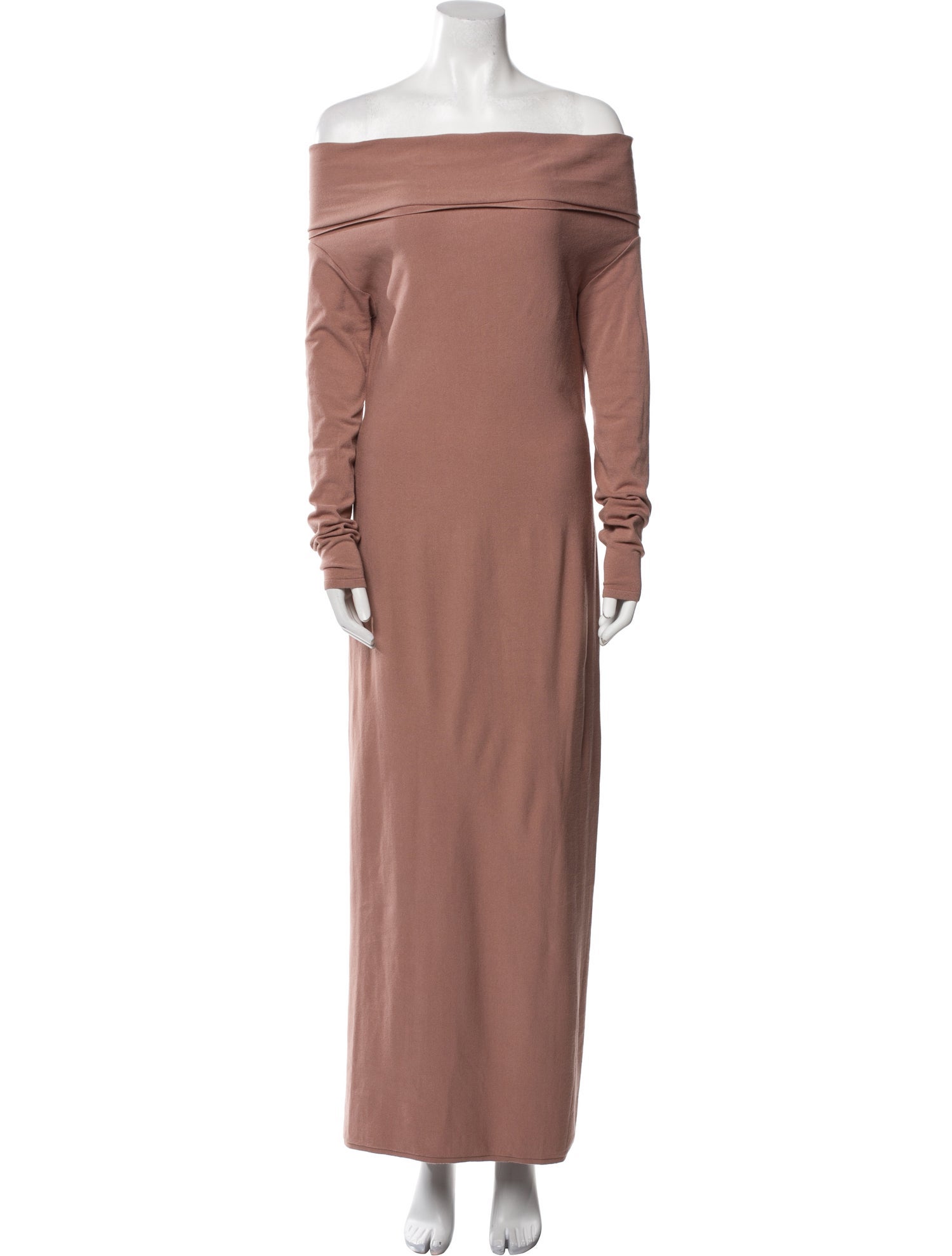 Alaïa Off-The-Shoulder Midi Length Dress