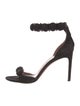 Alaïa Suede Studded Accents Sandals