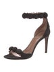 Alaïa Suede Studded Accents Sandals