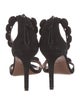 Alaïa Suede Studded Accents Sandals