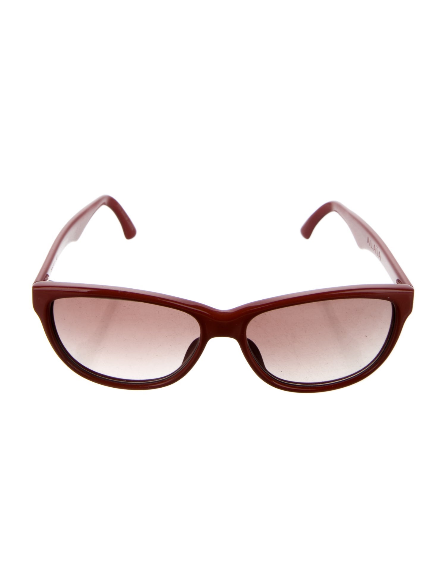 Alaïa Round Gradient Sunglasses