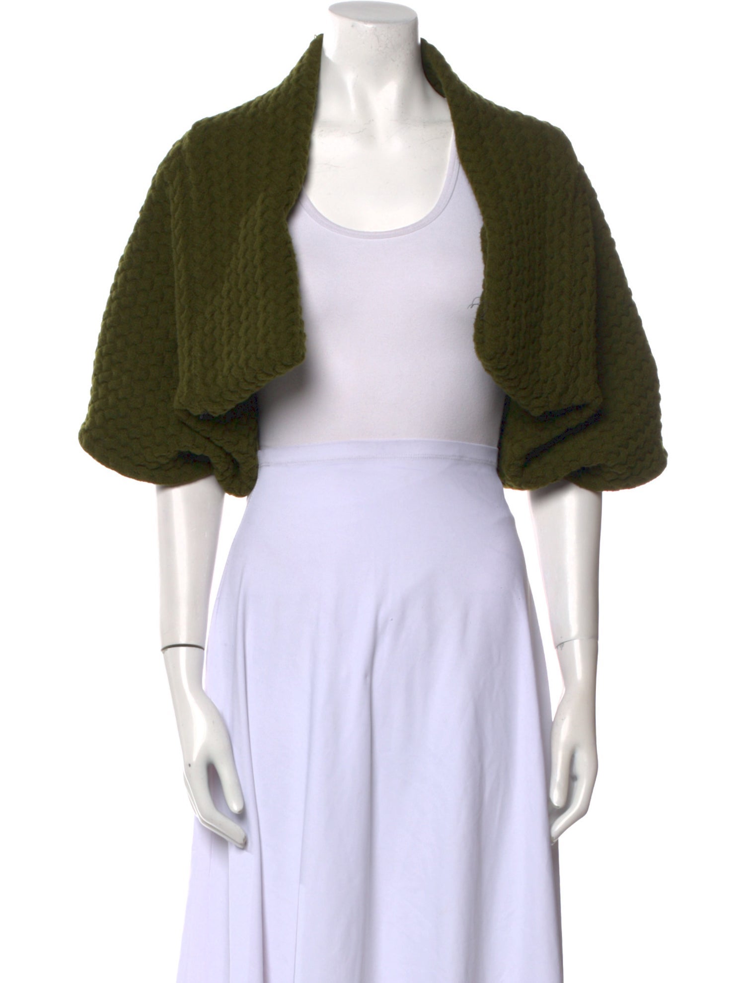 Alaïa Wool Open Front Sweater