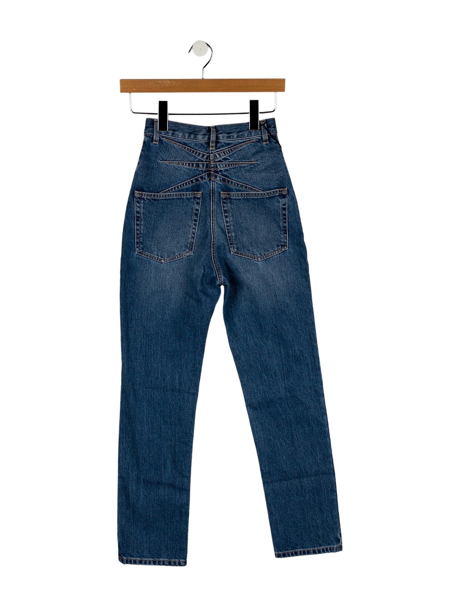 Alaïa High-Rise Straight Leg Jeans w/ Tags