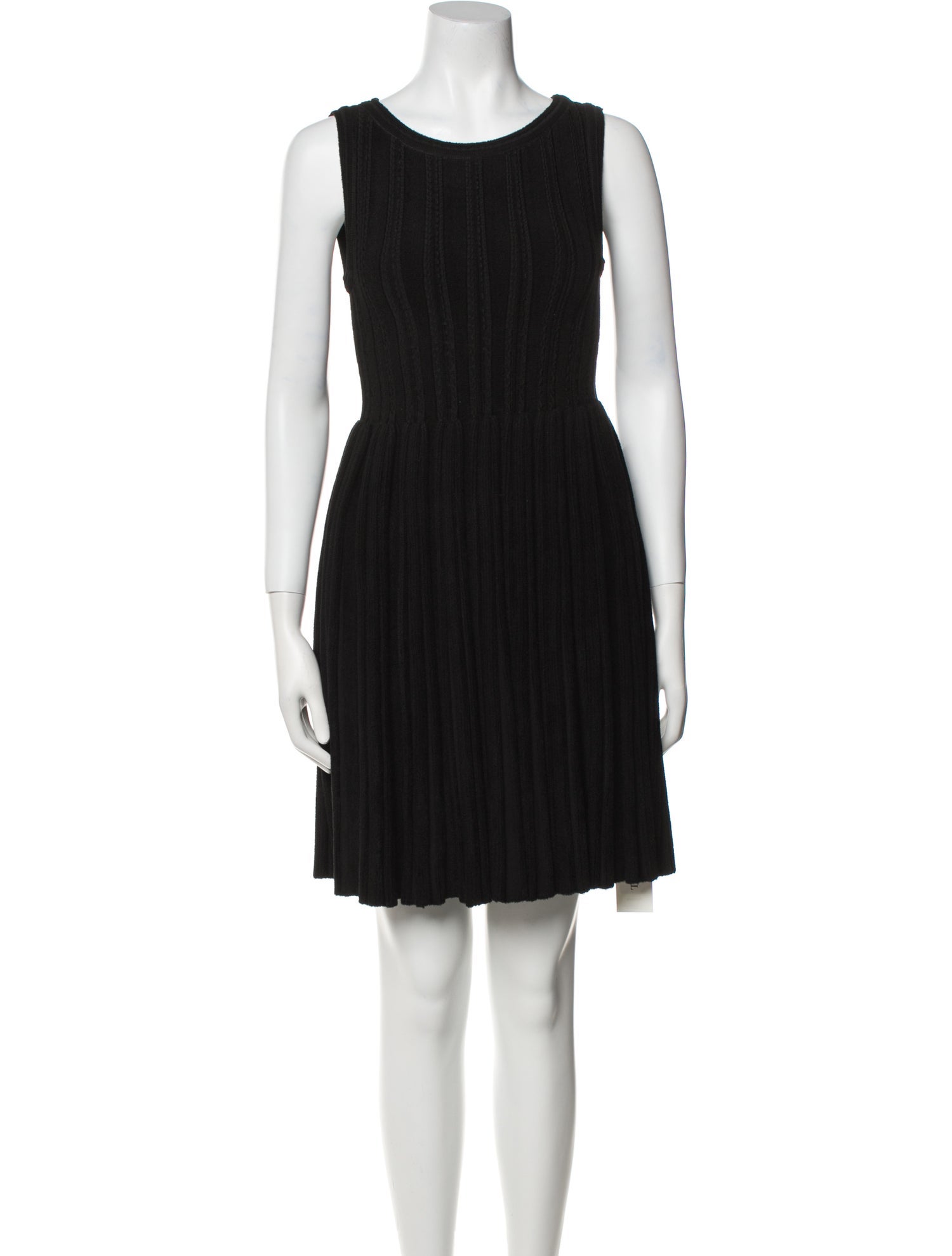 Alaïa Scoop Neck Mini Dress