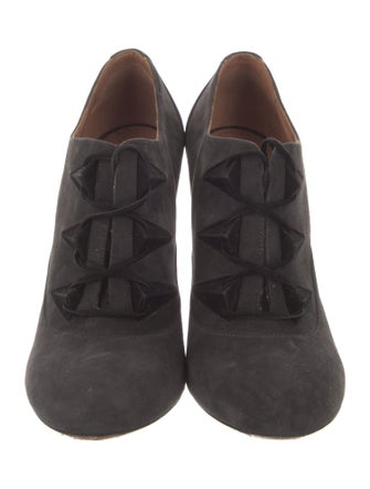 Alaïa Suede Lace-Up Boots