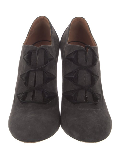 Alaïa Suede Lace-Up Boots