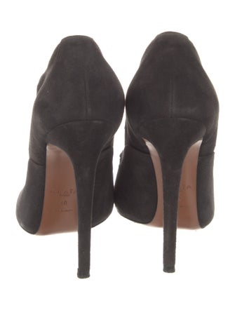 Alaïa Suede Lace-Up Boots