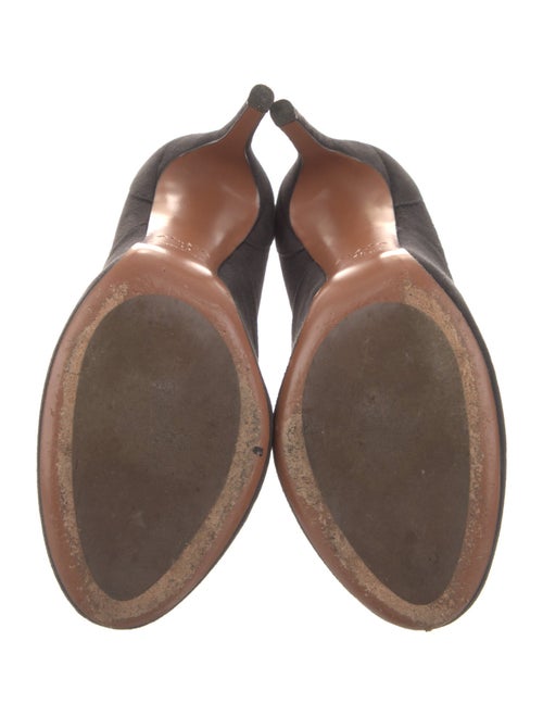 Alaïa Suede Lace-Up Boots