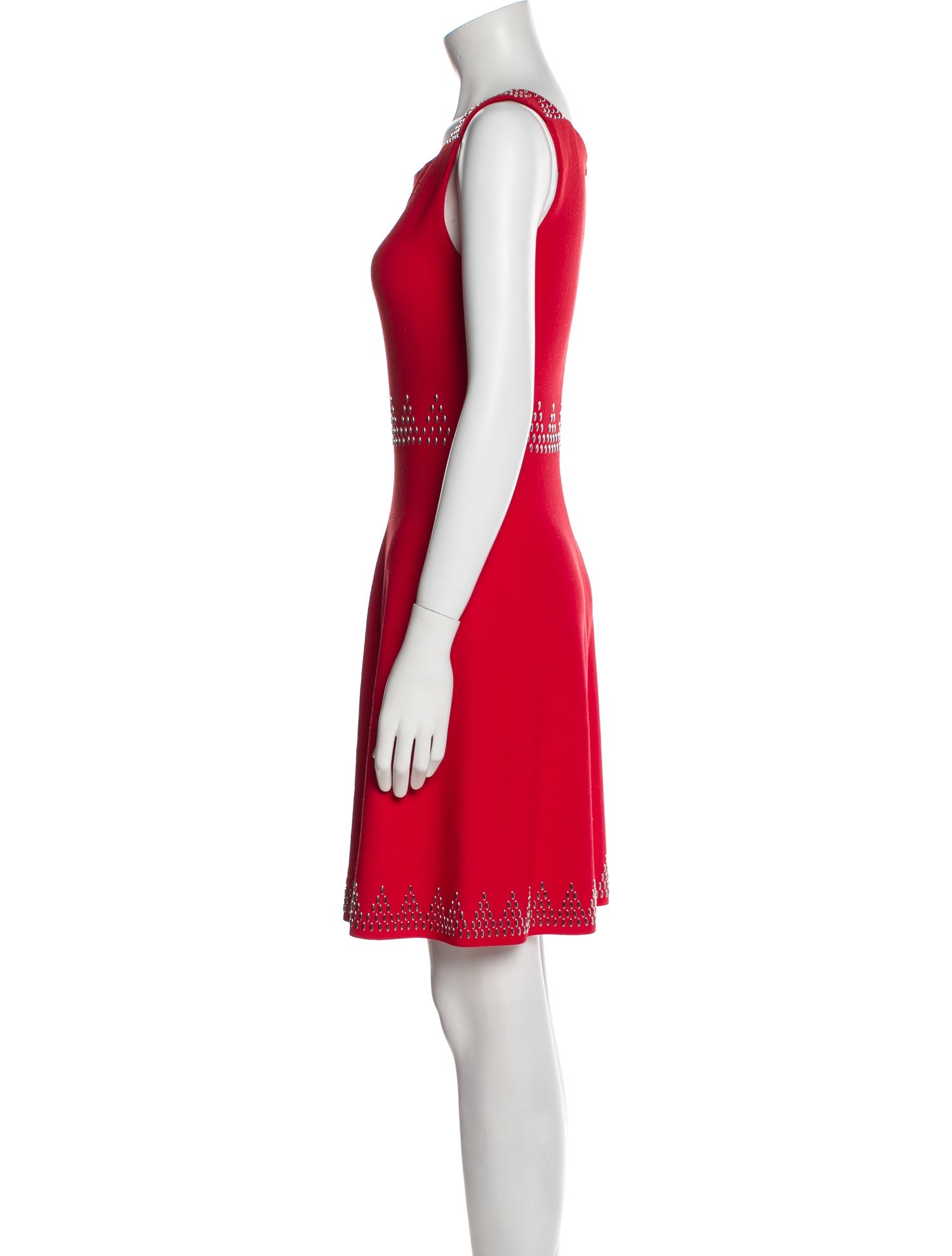 Alaïa Square Neckline Mini Dress