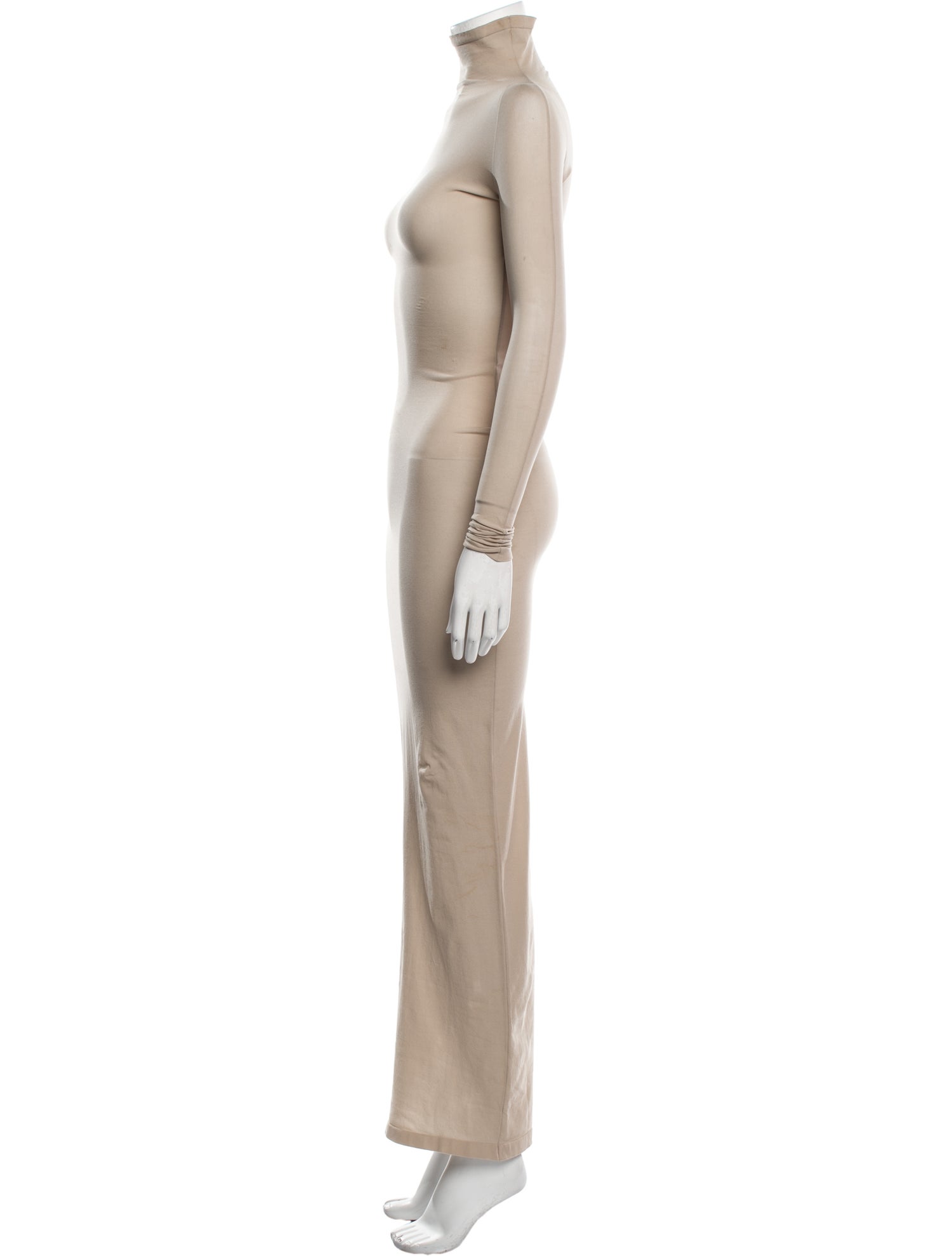 Alaïa Turtleneck Long Dress