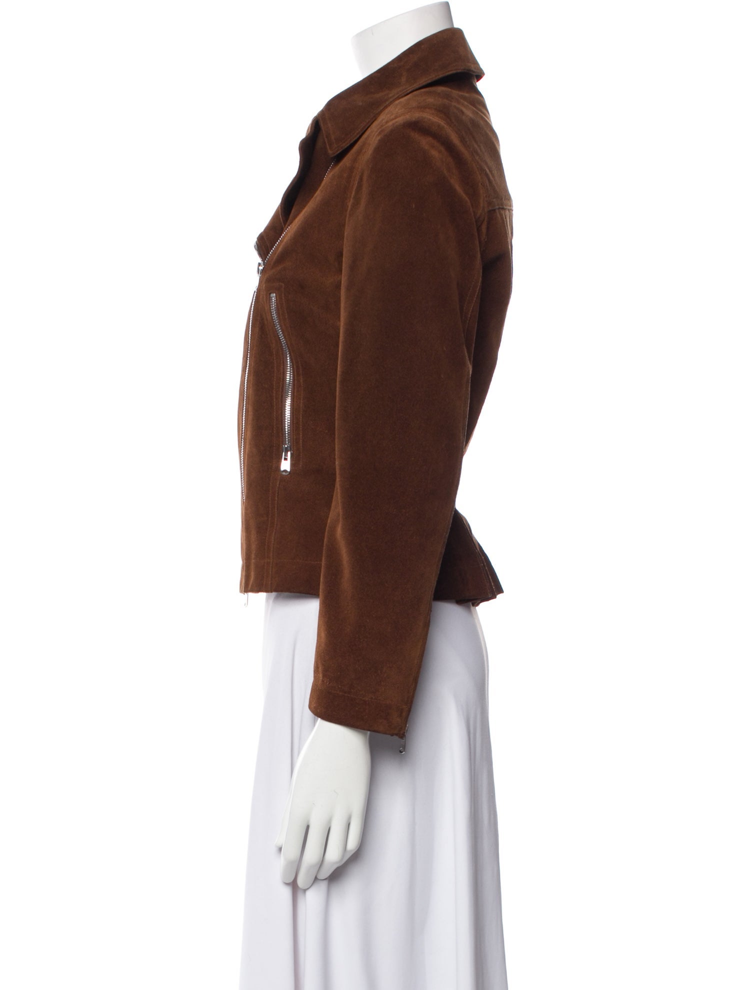 Alaïa Late 2000's - Early 2010's Suede Biker Jacket