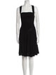 Alaïa Square Neckline Knee-Length Dress