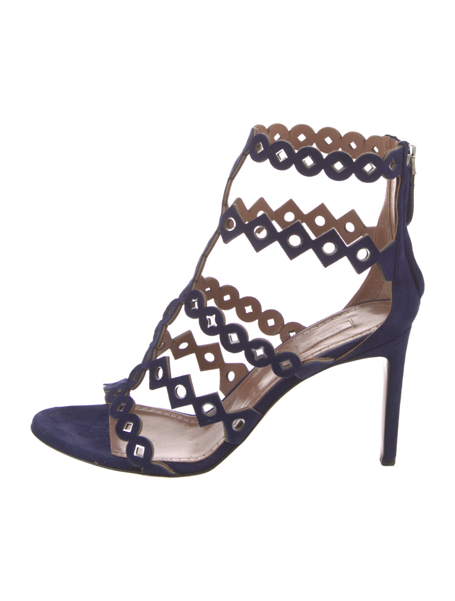 Alaïa Suede Gladiator Sandals