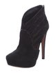 Alaïa Suede Cutout Accent Boots