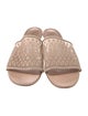 Alaïa Mesh Studded Accents Slides
