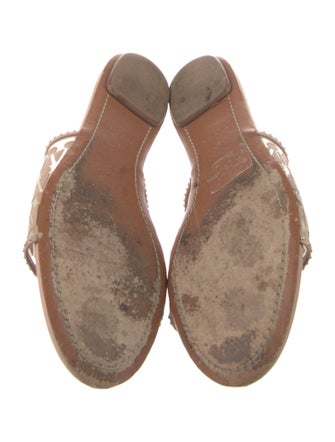 Alaïa Mesh Studded Accents Slides