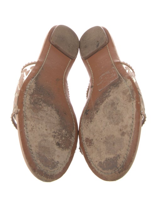 Alaïa Mesh Studded Accents Slides