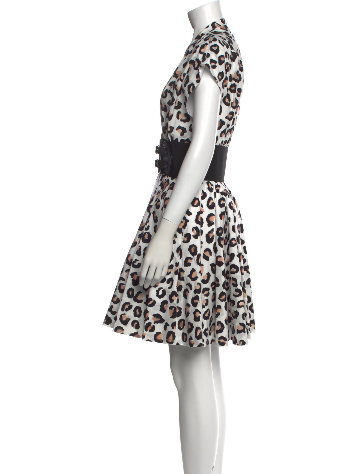 Alaïa Animal Print Mini Dress w/ Tags