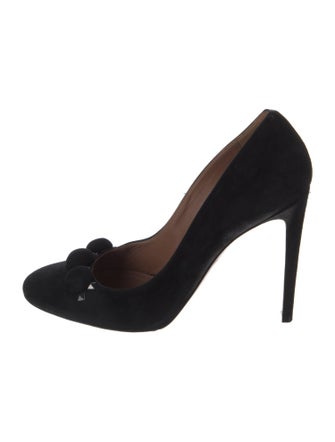 Alaïa Suede Studded Accents Pumps