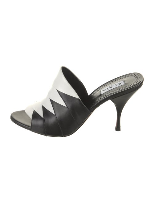 Alaïa Leather Slides