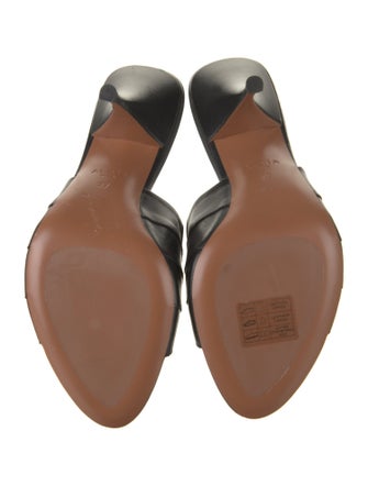 Alaïa Leather Slides