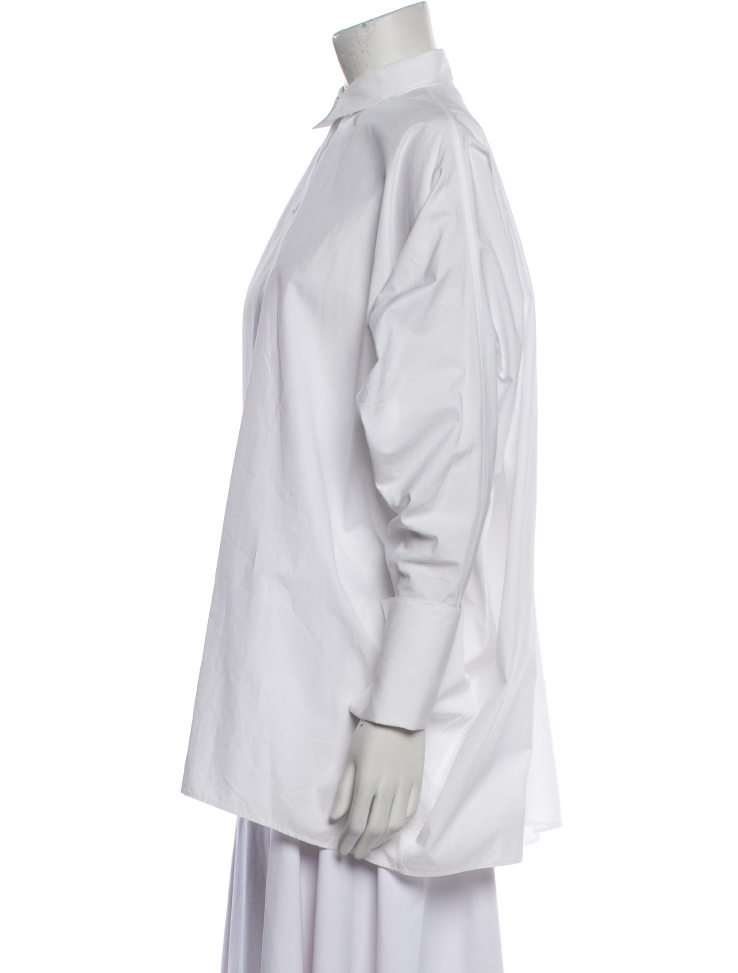 Alaïa Long Sleeve Button-Up Top