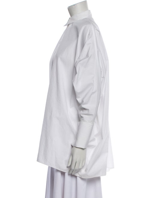 Alaïa Long Sleeve Button-Up Top