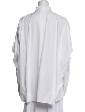 Alaïa Long Sleeve Button-Up Top
