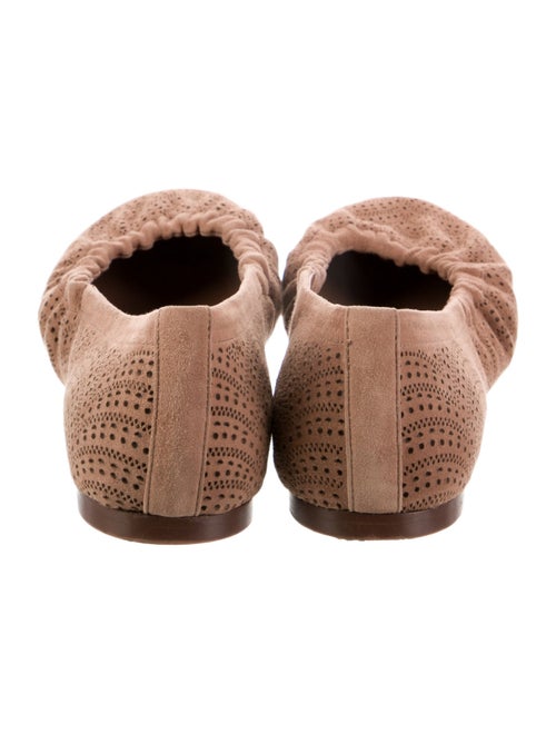 Alaïa Suede Ballet Flats